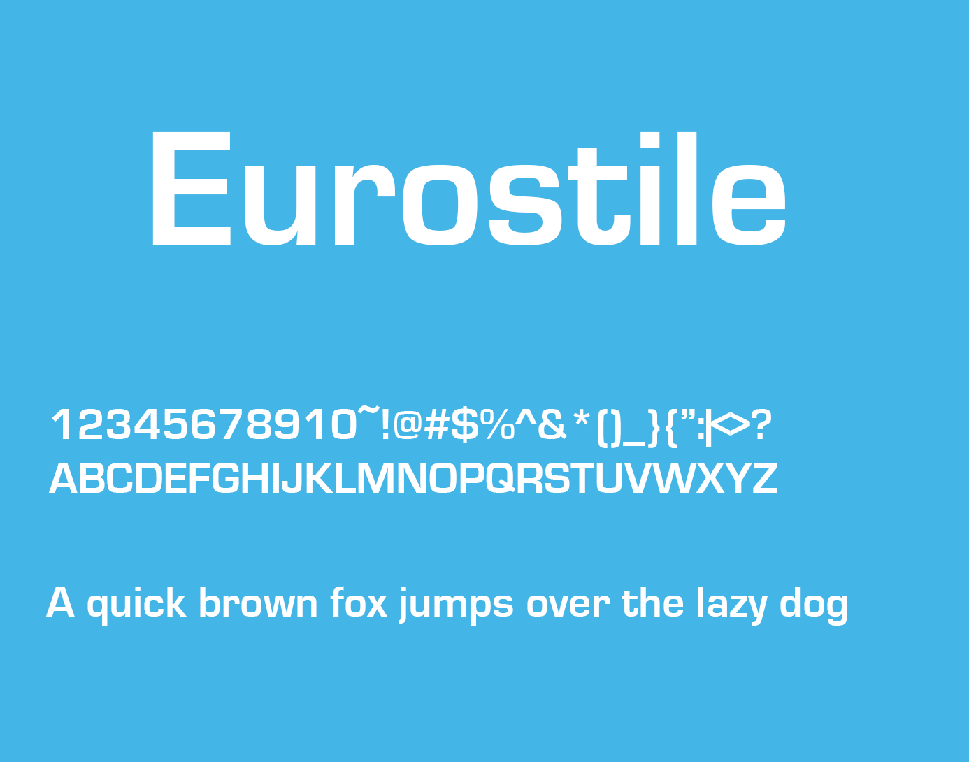 Download Eurostile Font For Mac